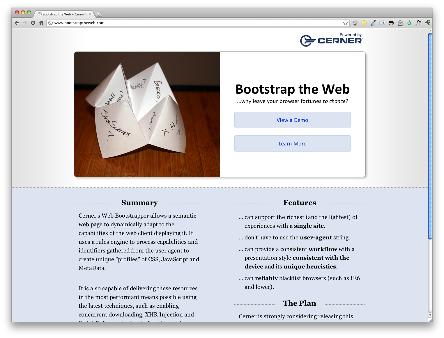 Bootstrap the Web